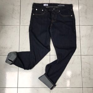 EUC Gap selvedge button fly straight leg jeans